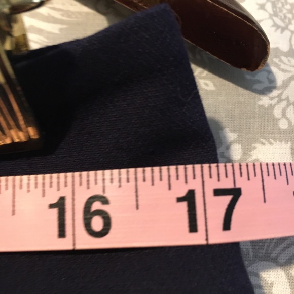 LOFT Navy A-line Skirt - Picture 6 of 7